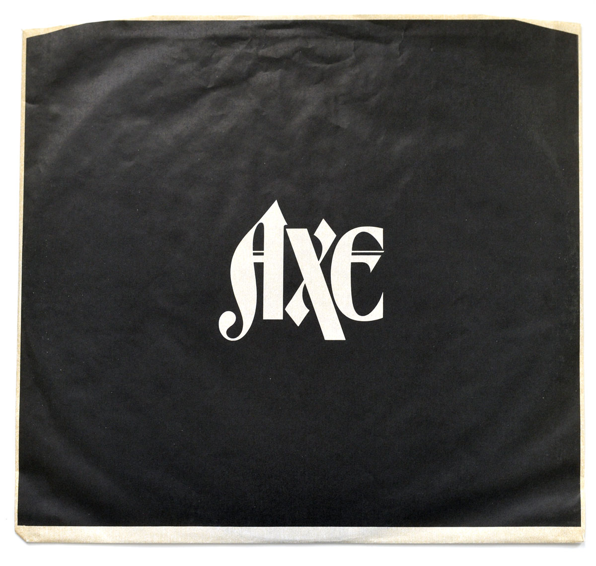 High Resolution Photo  of the  Original Custom Inner Sleeve (OIS) #1 of AXE - Nemesis https://vinyl-records.nl